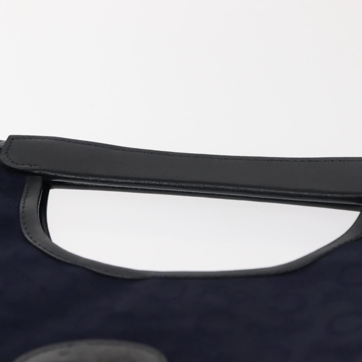 CELINE C Sulky Hand Bag Suede Navy Auth 147664