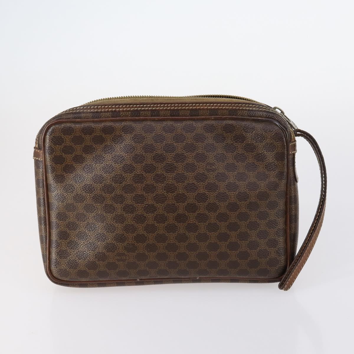 CELINE Gucci Burberrys Macadam Canvas Bag PVC Leather 5Set Black Auth 147669