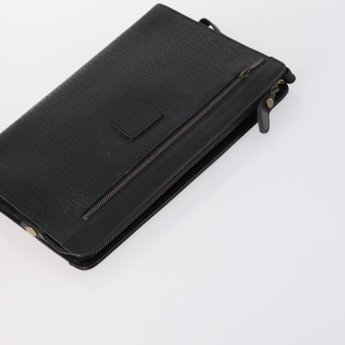 CELINE Gucci Burberrys Macadam Canvas Bag PVC Leather 5Set Black Auth 147669