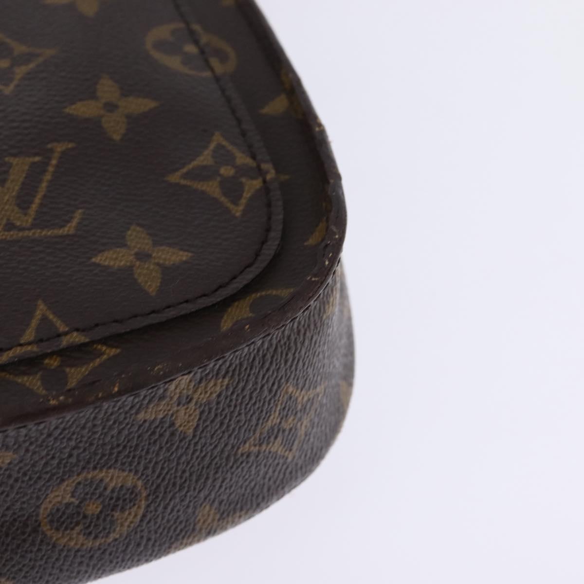 LOUIS VUITTON Monogram Saint Cloud MM Shoulder Bag M51243 LV Auth 147692