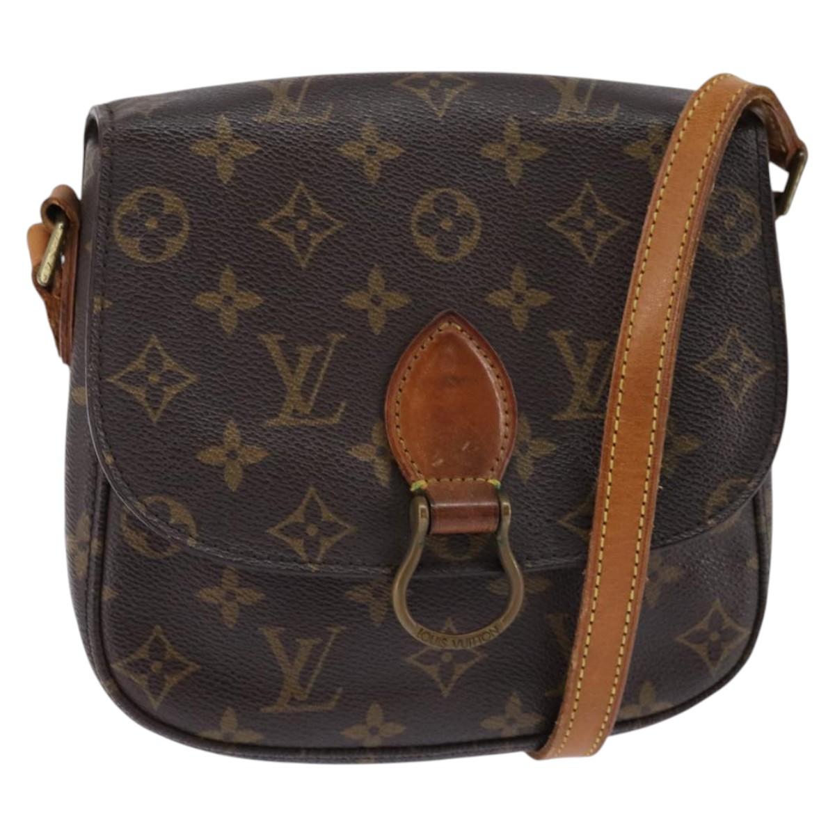 LOUIS VUITTON Monogram Saint Cloud MM Shoulder Bag M51243 LV Auth 147692