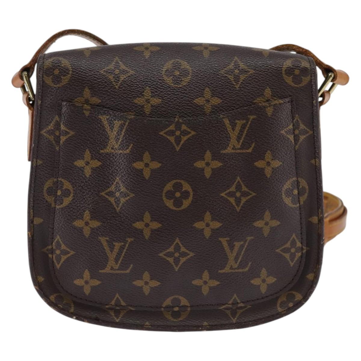 LOUIS VUITTON Monogram Saint Cloud MM Shoulder Bag M51243 LV Auth 147692