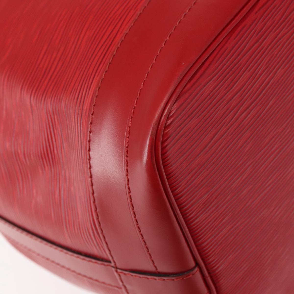 LOUIS VUITTON Epi Noe Shoulder Bag Red M44007 LV Auth 147706