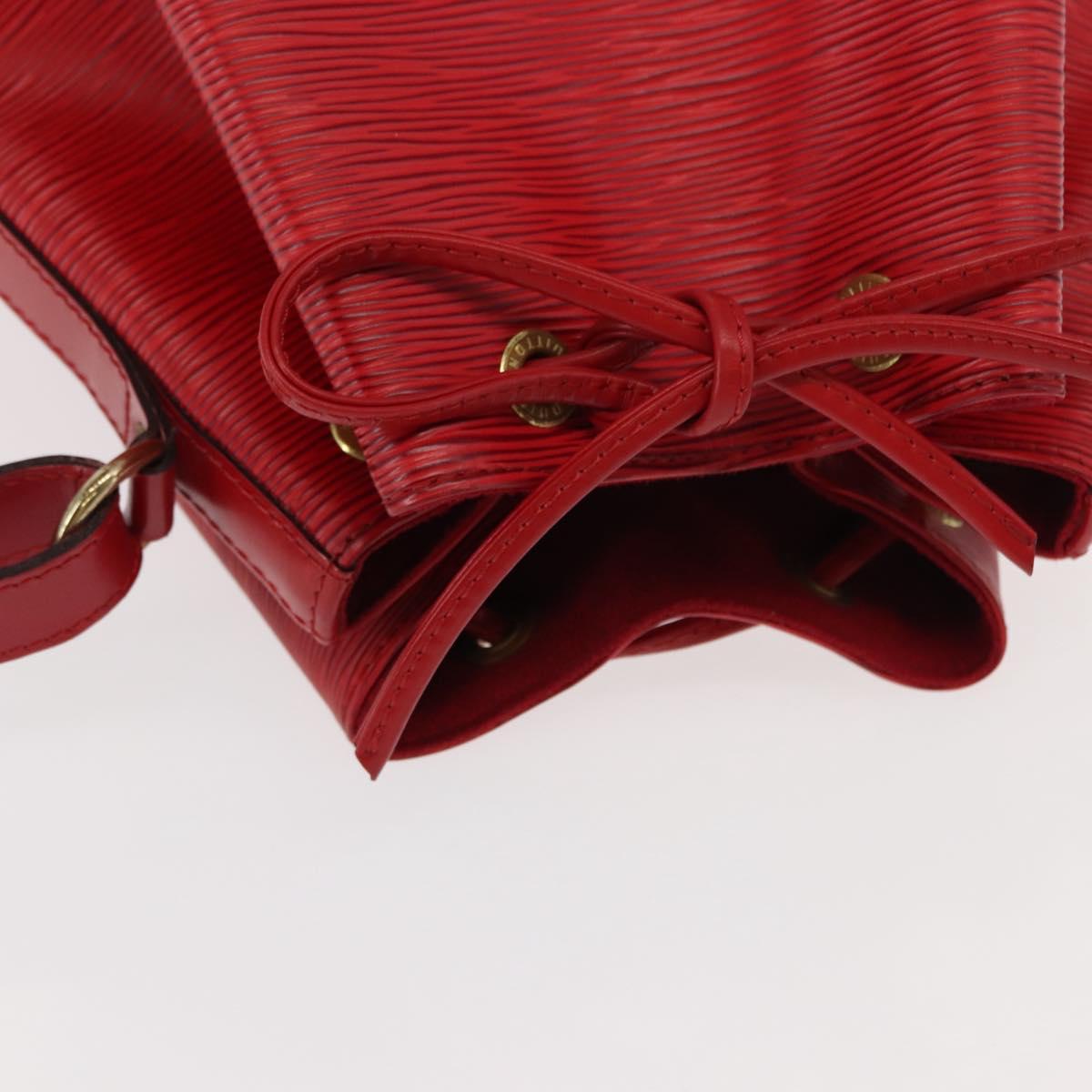 LOUIS VUITTON Epi Noe Shoulder Bag Red M44007 LV Auth 147706