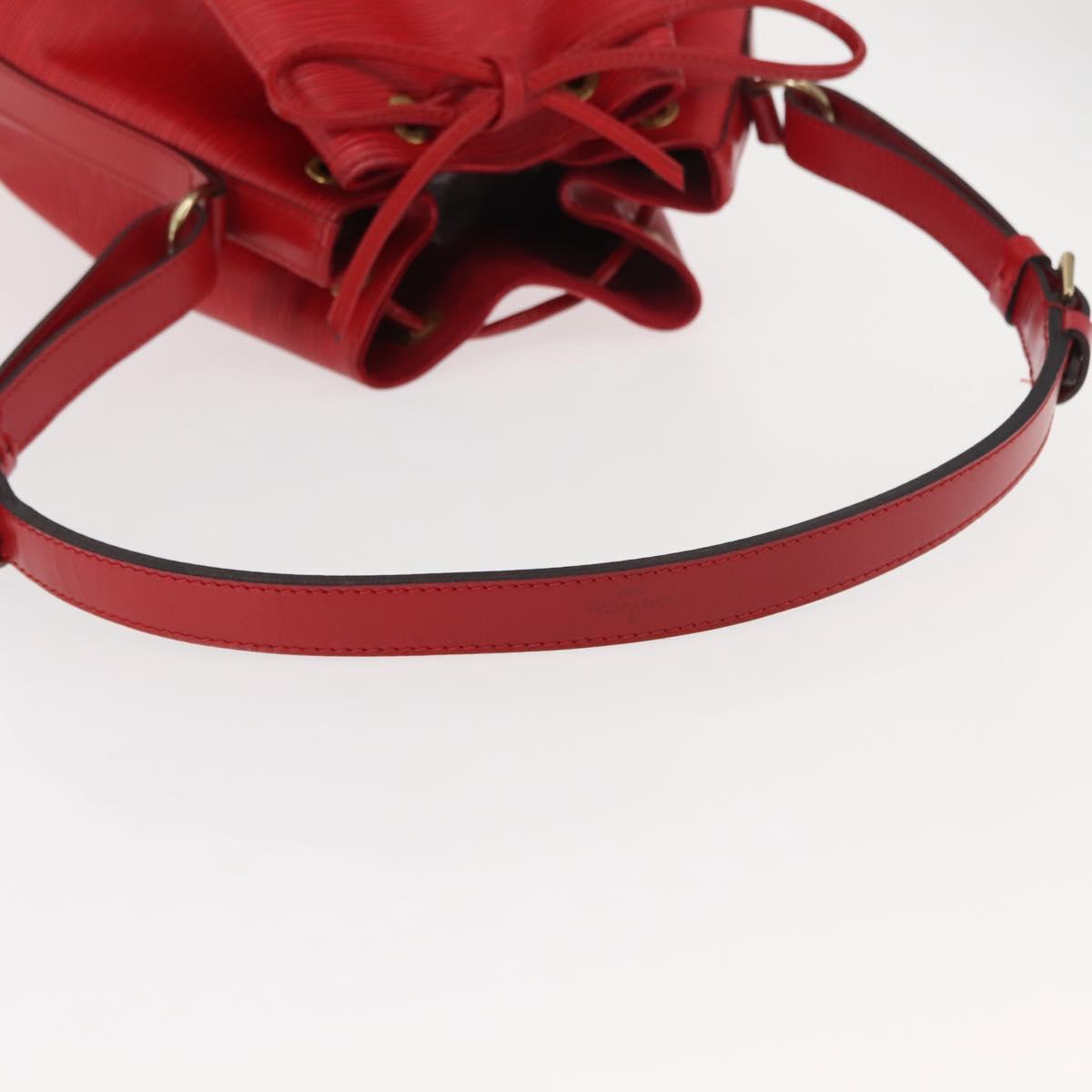 LOUIS VUITTON Epi Noe Shoulder Bag Red M44007 LV Auth 147706