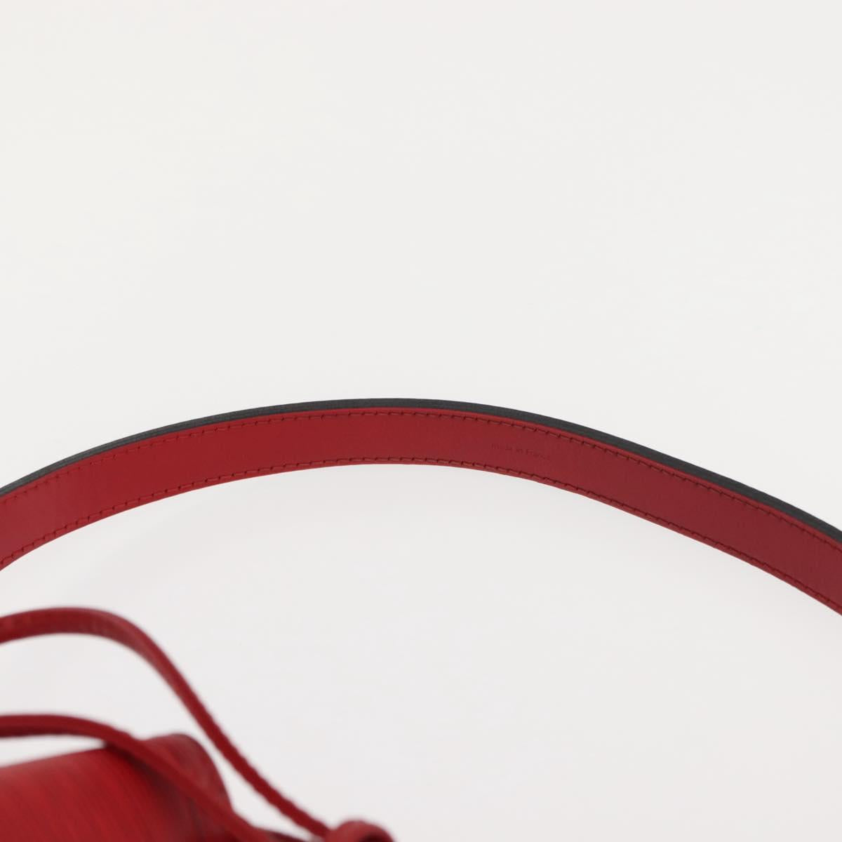LOUIS VUITTON Epi Noe Shoulder Bag Red M44007 LV Auth 147706