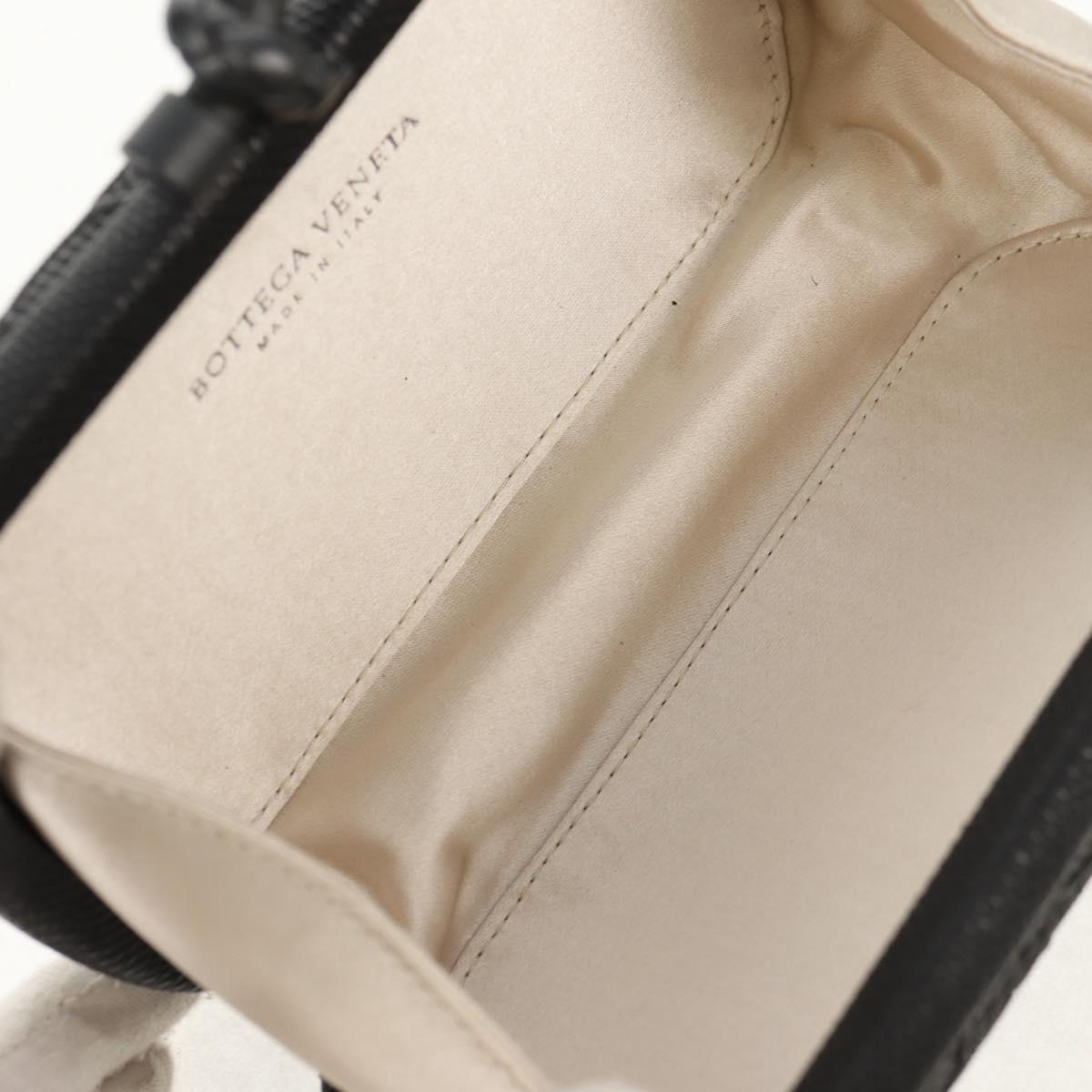 BOTTEGA VENETA Knot Pouch Clutch Pouch metal Gray Auth 147725A