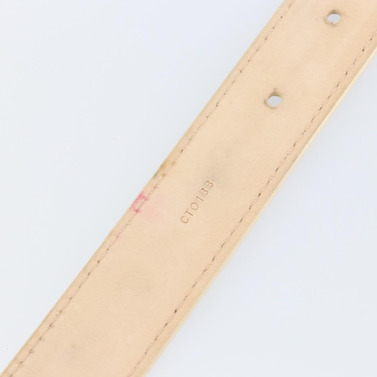 LOUIS VUITTON Damier Azur Ceinture Mini Belt 38.6"" M9782 LV Auth 147727