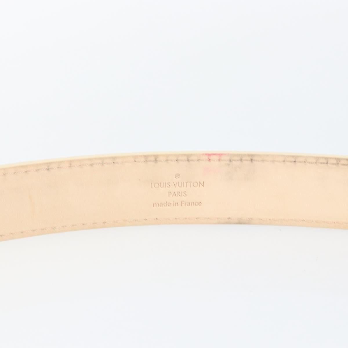 LOUIS VUITTON Damier Azur Ceinture Mini Belt 38.6"" M9782 LV Auth 147727