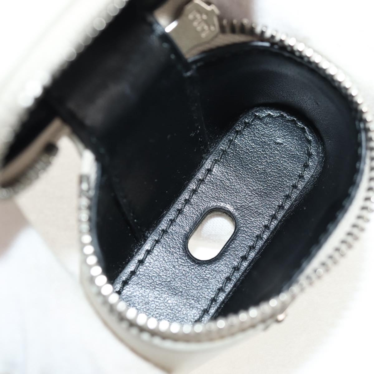 PRADA Chain Pouch For AirPods Pro Earphone Case Safiano 1NR009 Auth 147728M