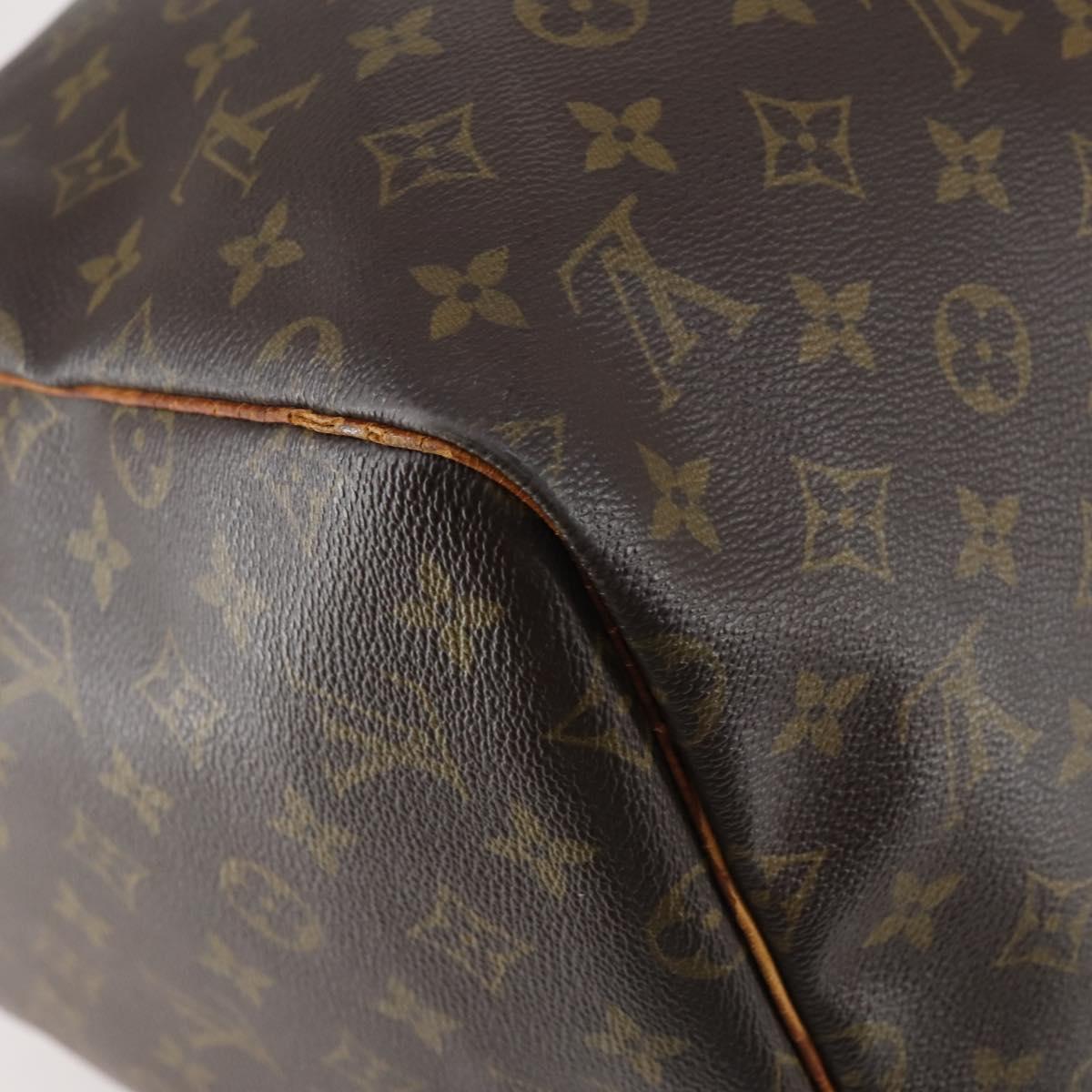 LOUIS VUITTON Monogram Keepall 55 Boston Bag M41424 LV Auth 147753