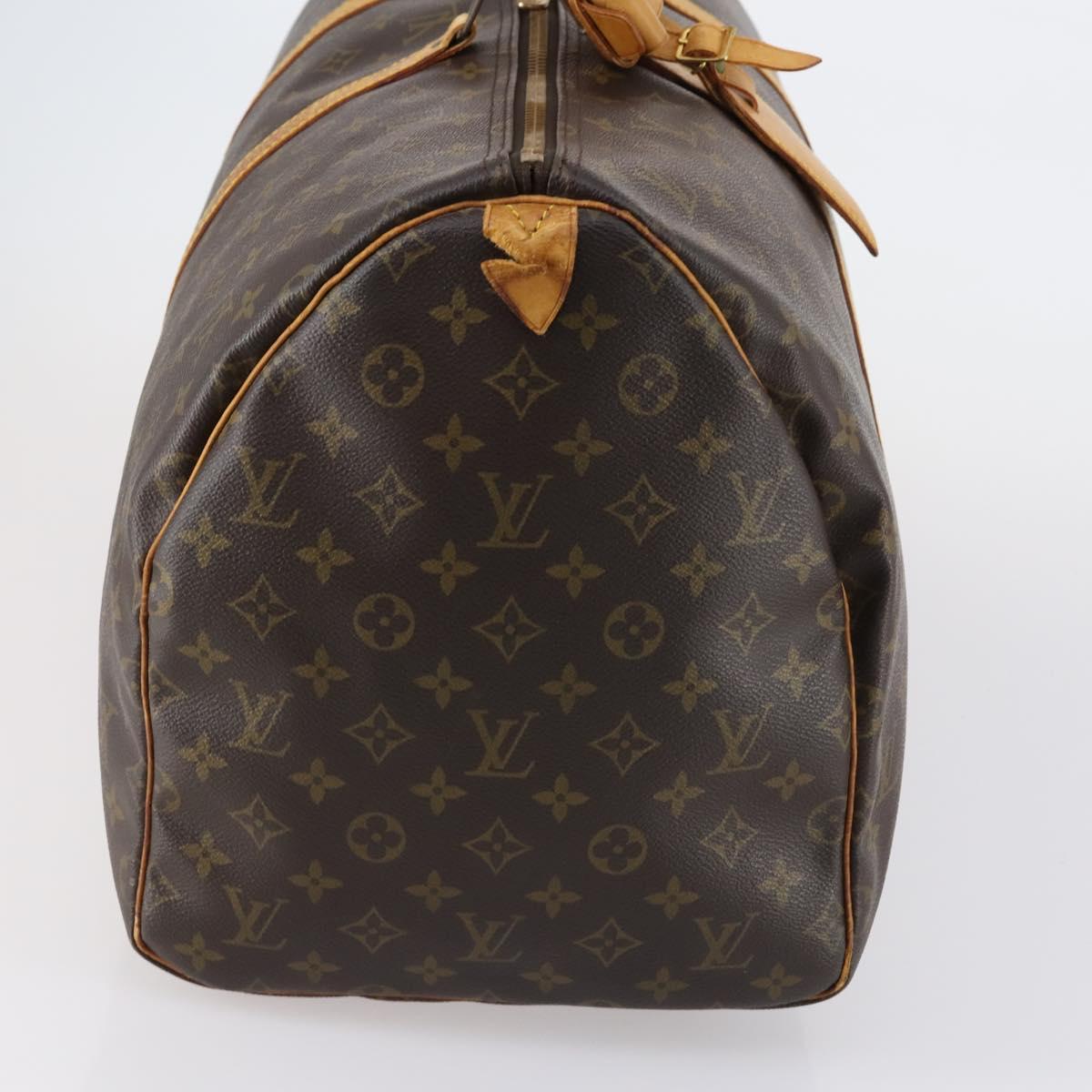LOUIS VUITTON Monogram Keepall 55 Boston Bag M41424 LV Auth 147753