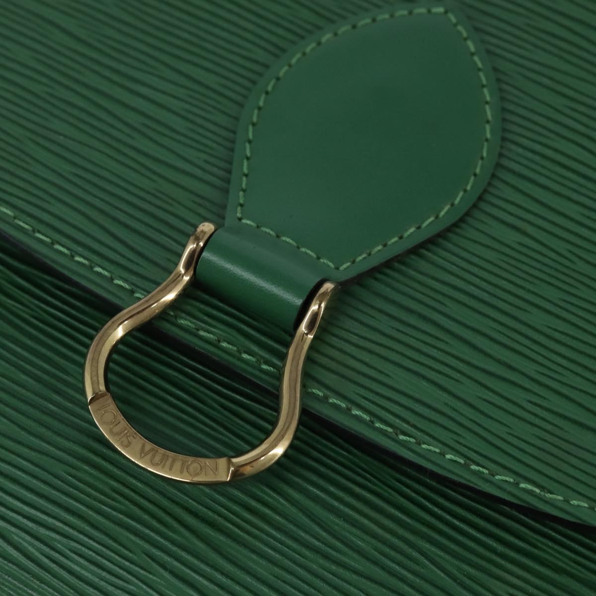 LOUIS VUITTON Epi Saint Cloud GM Shoulder Bag Green M52194 LV Auth 147758