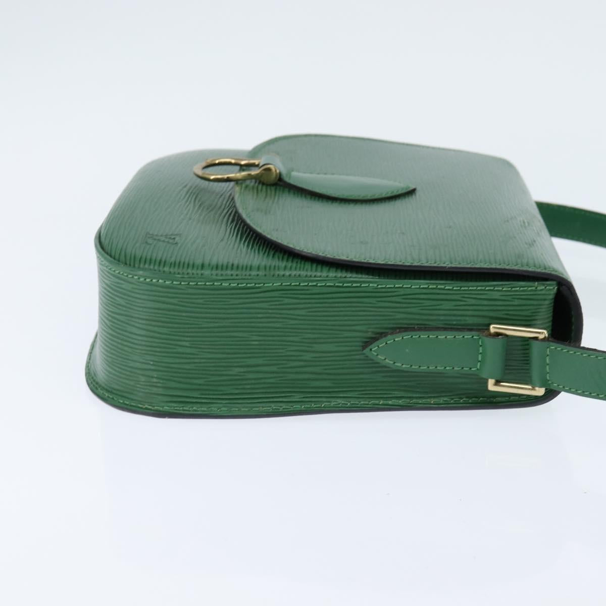 LOUIS VUITTON Epi Saint Cloud GM Shoulder Bag Green M52194 LV Auth 147758