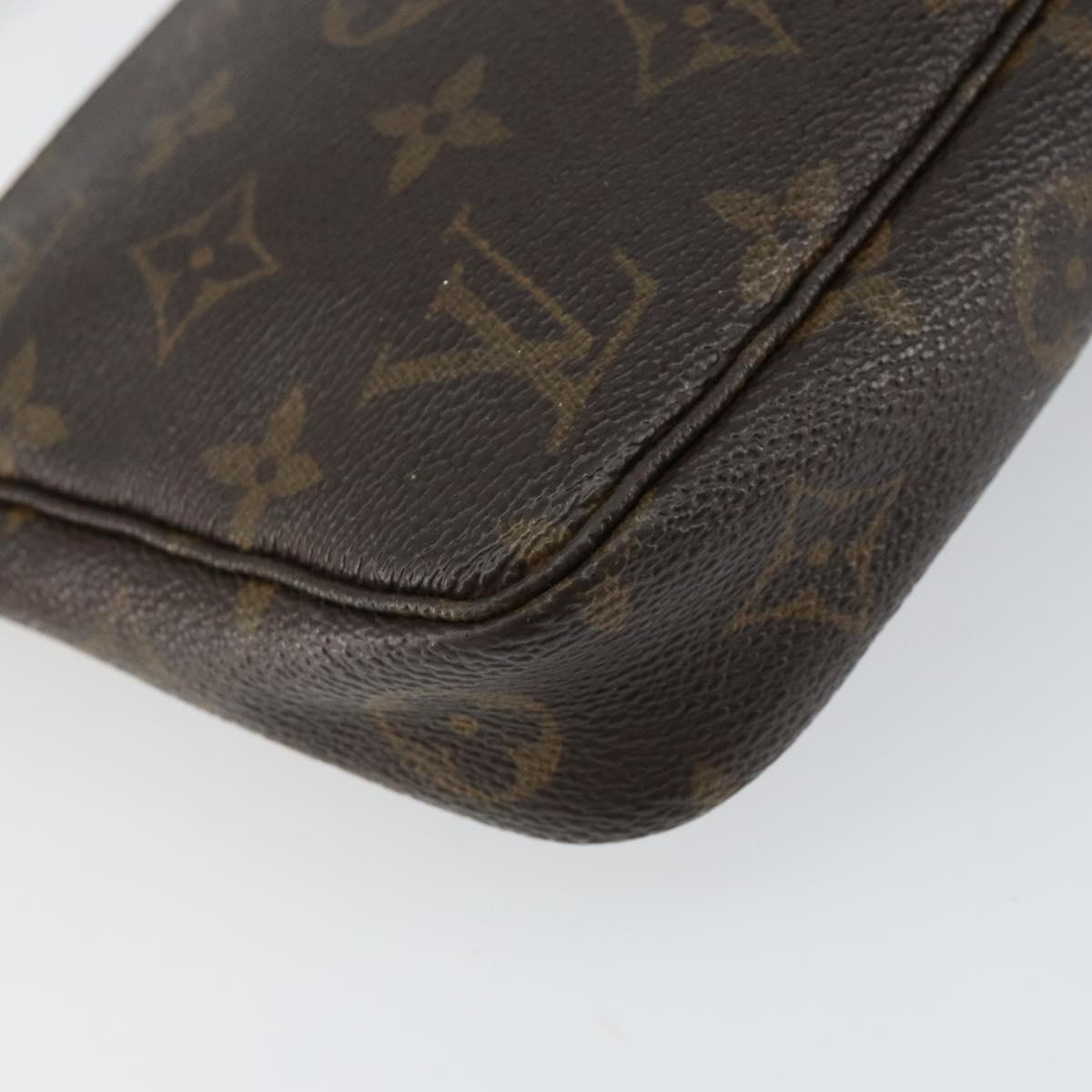 LOUIS VUITTON Monogram Pochette Accessoires Pouch M51980 LV Auth 147796