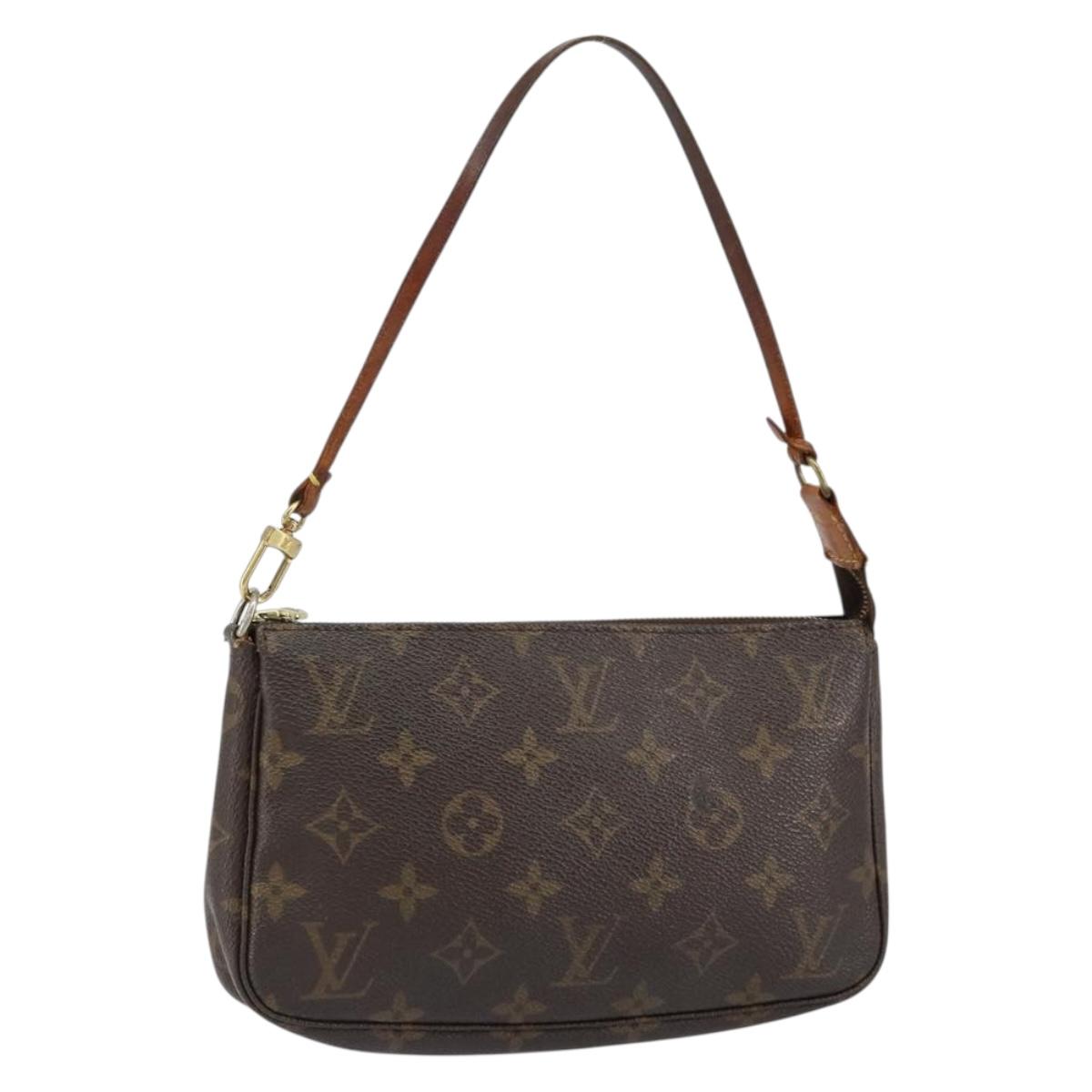LOUIS VUITTON Monogram Pochette Accessoires Pouch M51980 LV Auth 147796