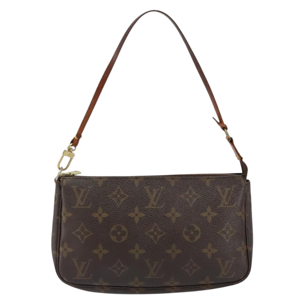 LOUIS VUITTON Monogram Pochette Accessoires Pouch M51980 LV Auth 147796