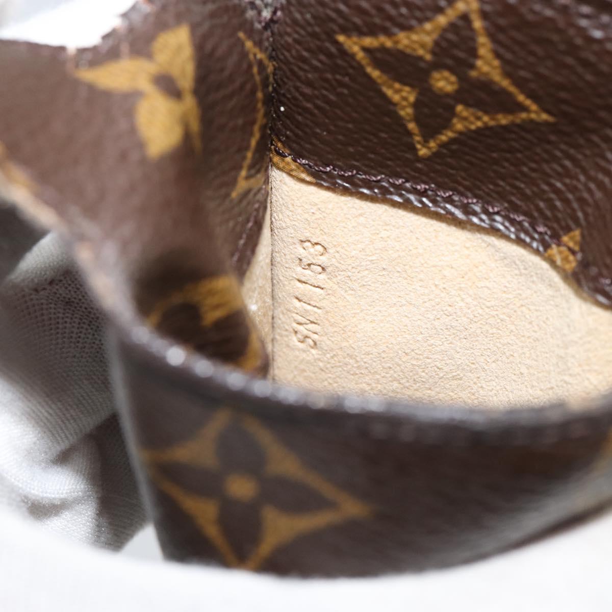 LOUIS VUITTON Monogram Etui Lunette MM Glasses Case M66544 LV Auth 147798