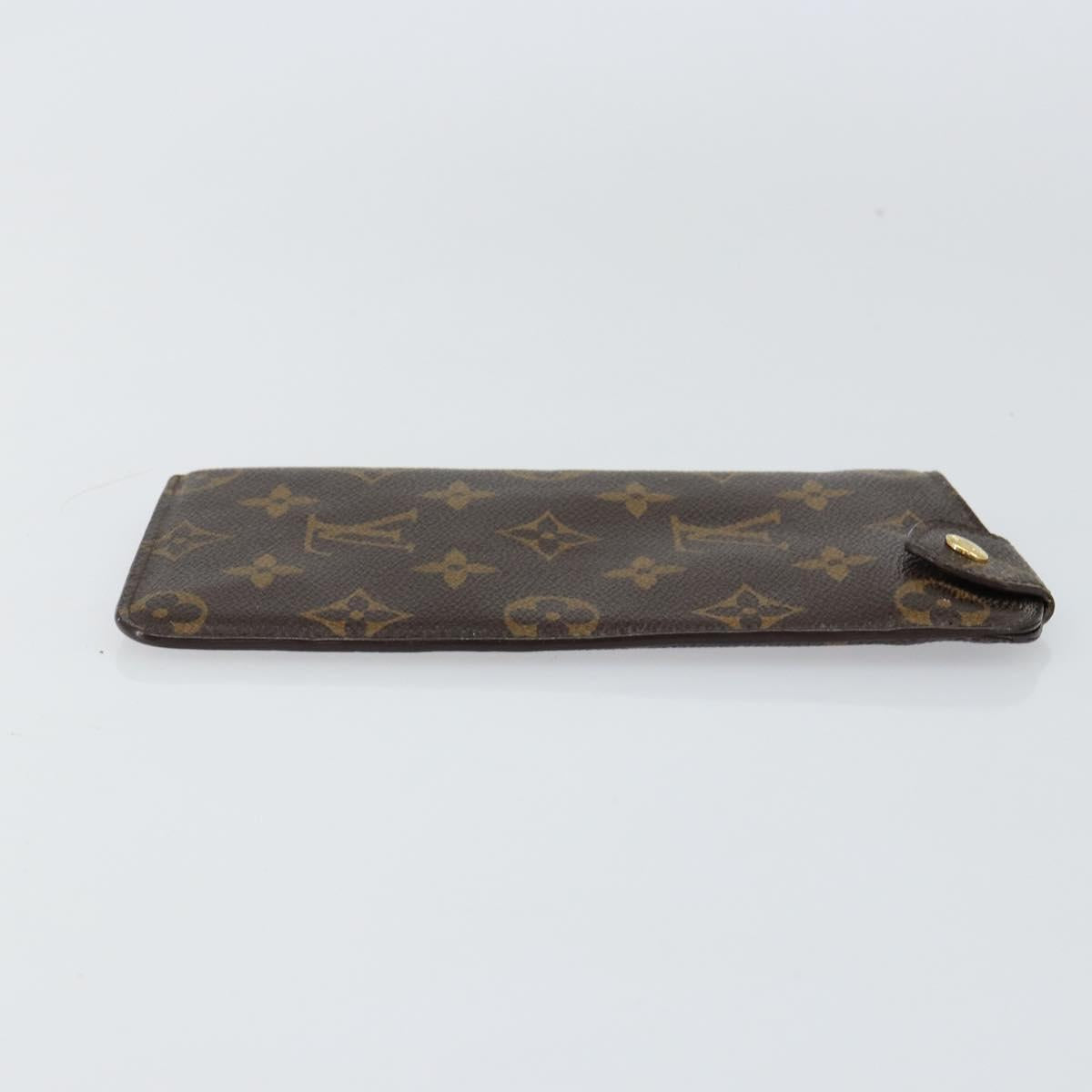 LOUIS VUITTON Monogram Etui Lunette MM Glasses Case M66544 LV Auth 147798