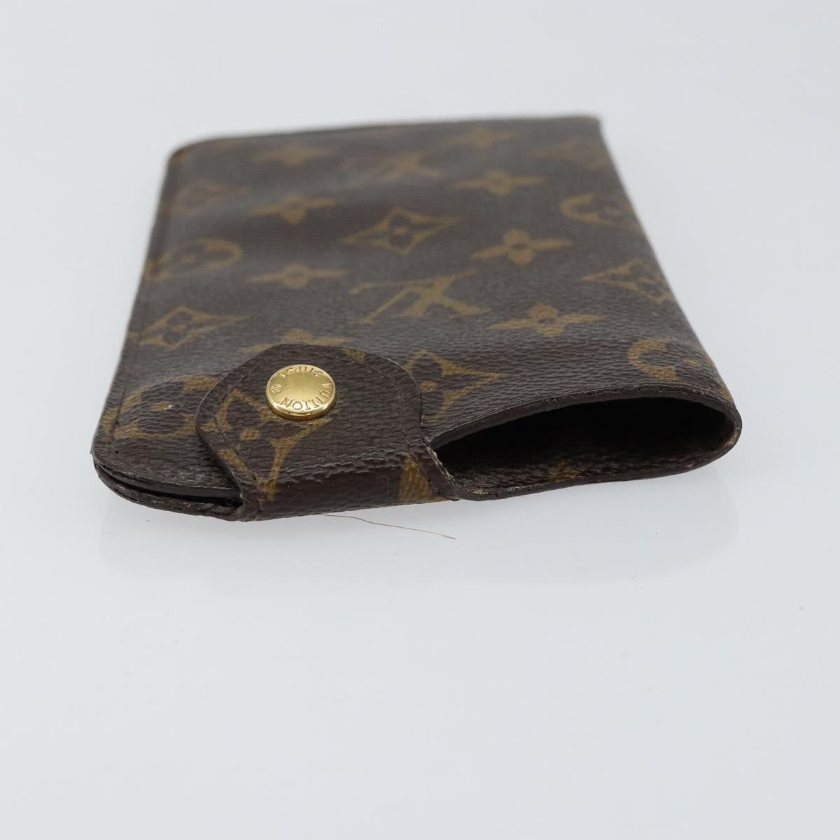 LOUIS VUITTON Monogram Etui Lunette MM Glasses Case M66544 LV Auth 147798