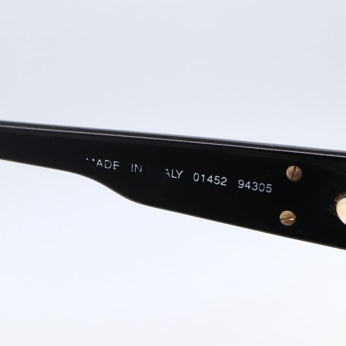 CHANEL Sunglasses plastic Black CC Auth 147805