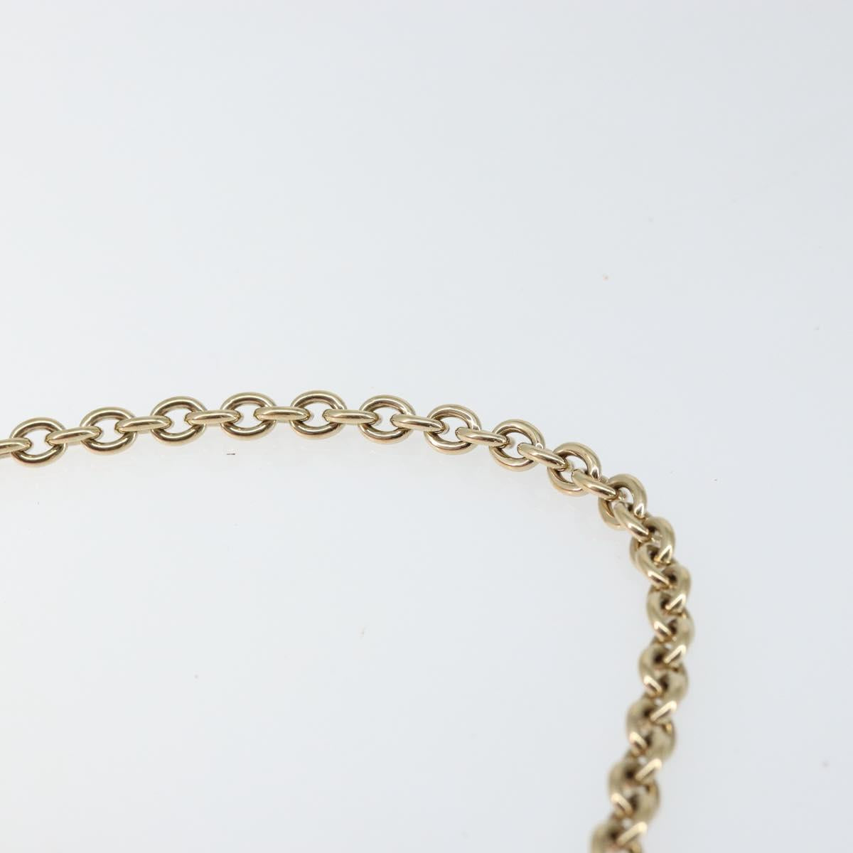 Christian Dior Canage Long Wallet Enamel Pink Gold Auth 147811