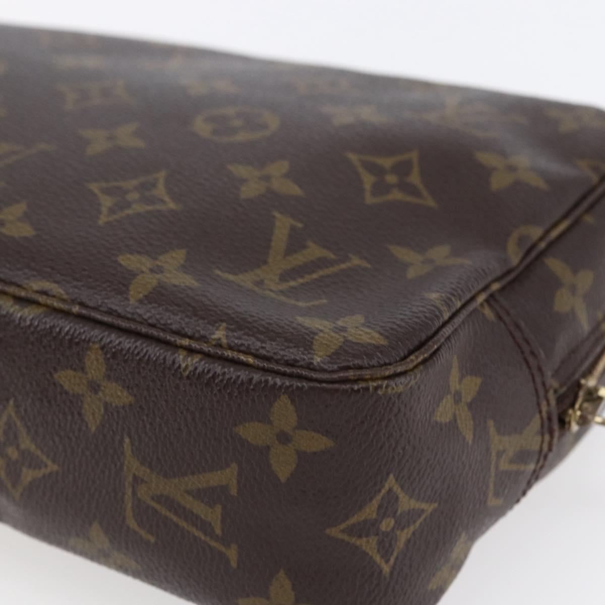 LOUIS VUITTON Monogram Trousse Toilette 23 Clutch Bag M47524 LV Auth 147824