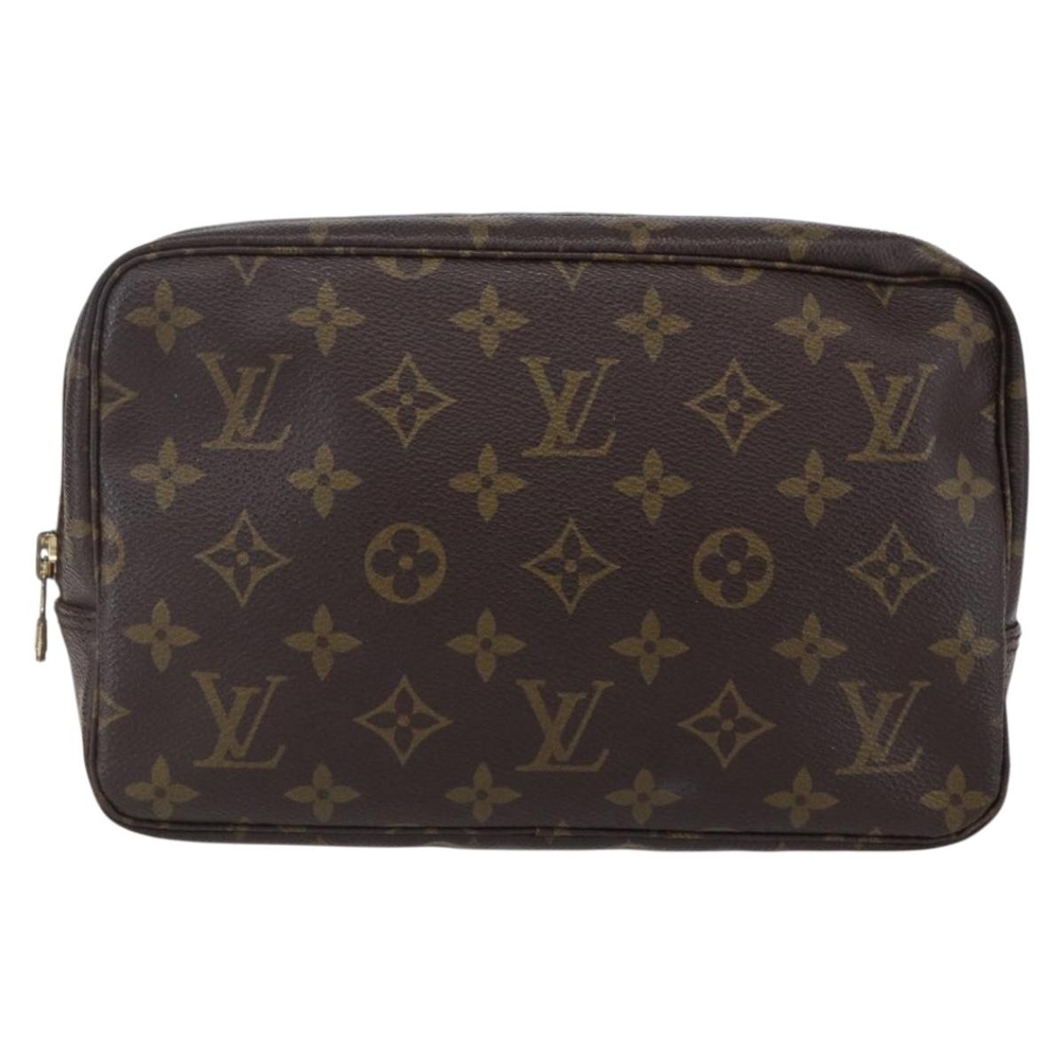 LOUIS VUITTON Monogram Trousse Toilette 23 Clutch Bag M47524 LV Auth 147824