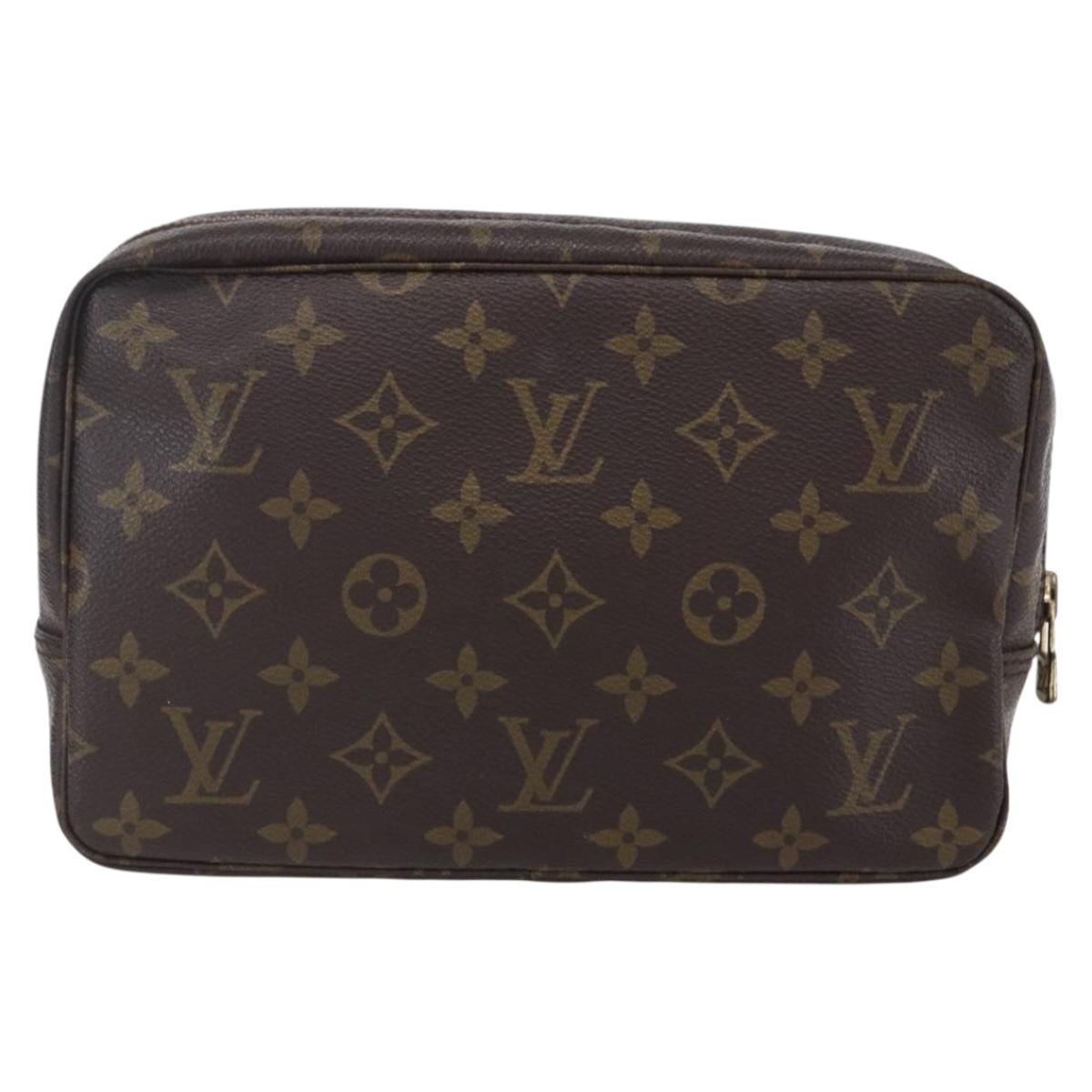 LOUIS VUITTON Monogram Trousse Toilette 23 Clutch Bag M47524 LV Auth 147824