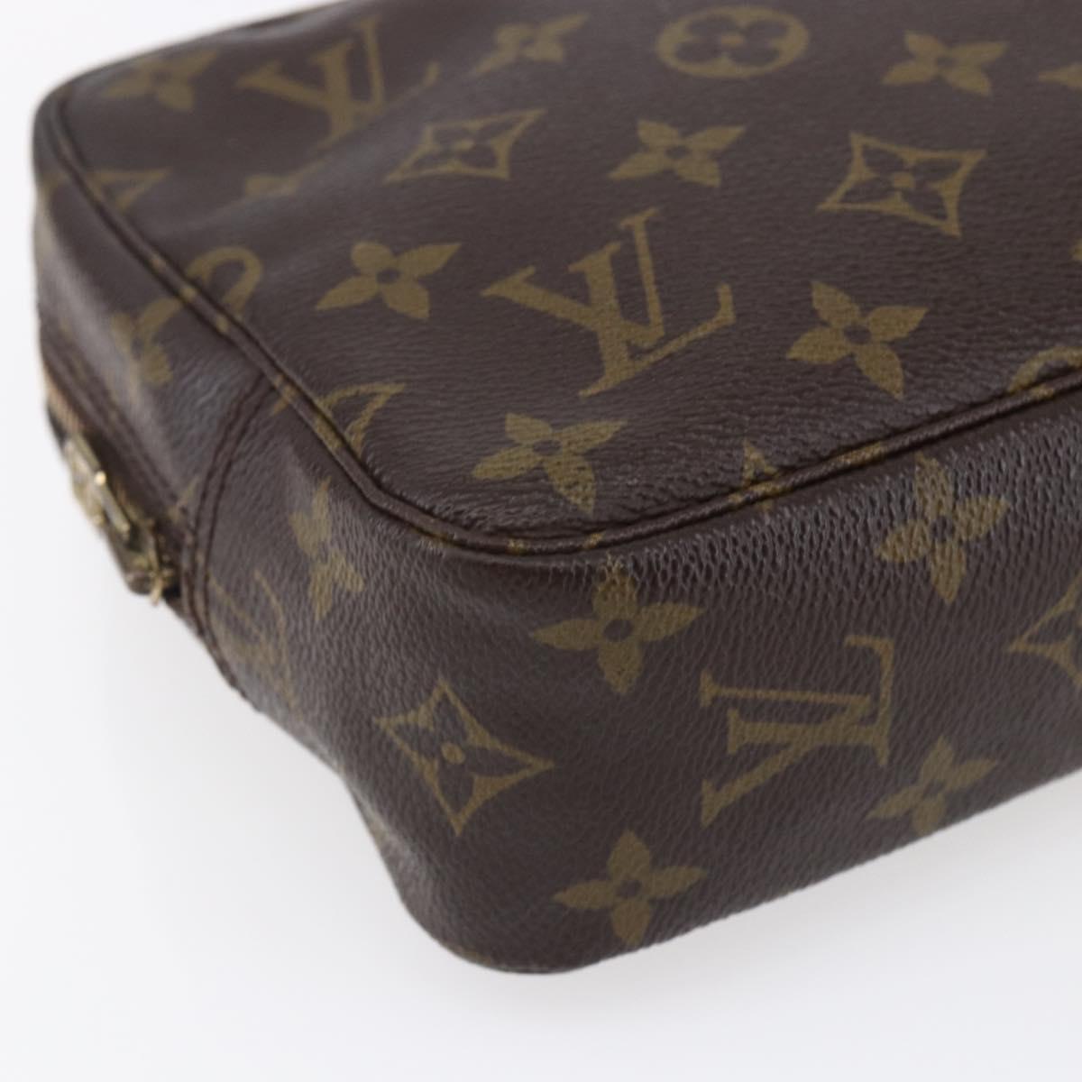 LOUIS VUITTON Monogram Trousse Toilette 23 Clutch Bag M47524 LV Auth 147824
