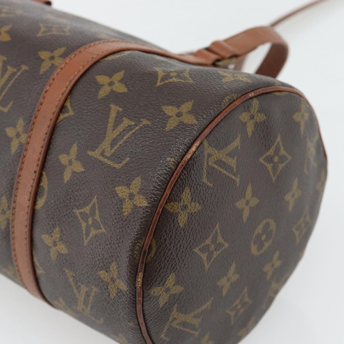 LOUIS VUITTON Monogram Papillon 30 Hand Bag M51385 LV Auth 147830