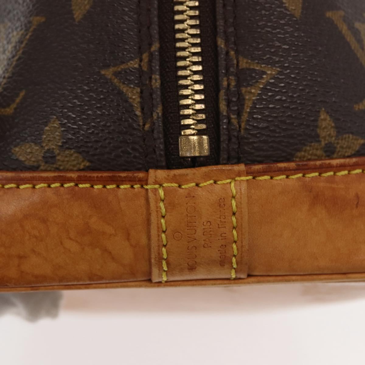 LOUIS VUITTON Monogram Alma Hand Bag M51130 LV Auth 147832