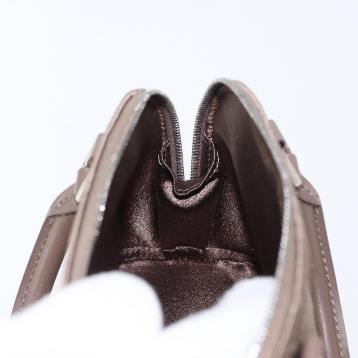 LOUIS VUITTON Monogram Satin Little Alma Hand Bag Gray M92147 LV Auth 147837A