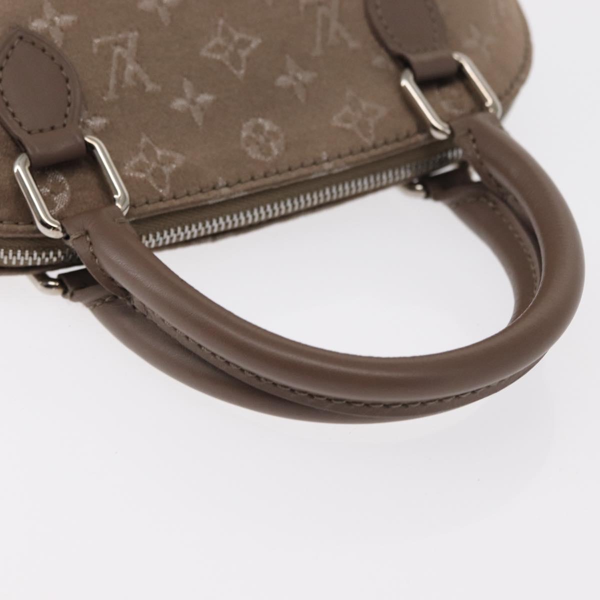 LOUIS VUITTON Monogram Satin Little Alma Hand Bag Gray M92147 LV Auth 147837A