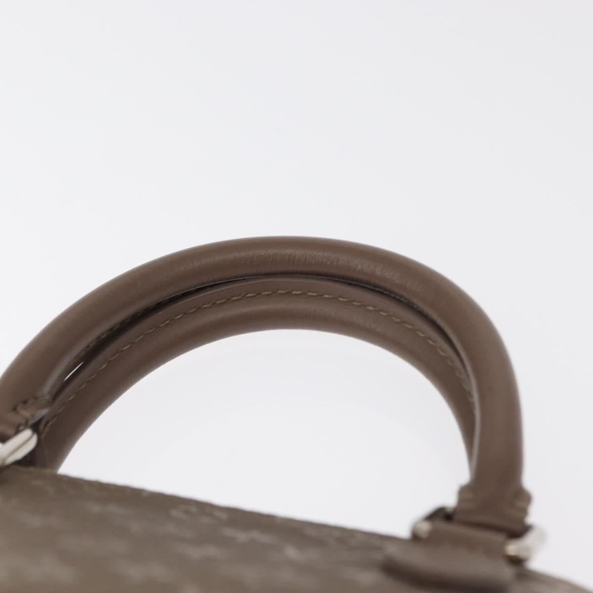 LOUIS VUITTON Monogram Satin Little Alma Hand Bag Gray M92147 LV Auth 147837A