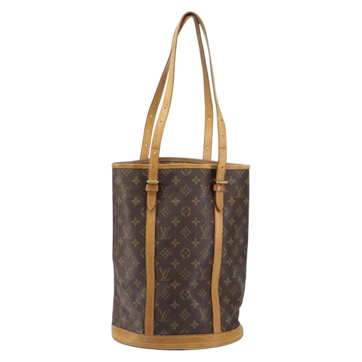 LOUIS VUITTON Monogram Bucket GM Shoulder Bag M42236 LV Auth 147839