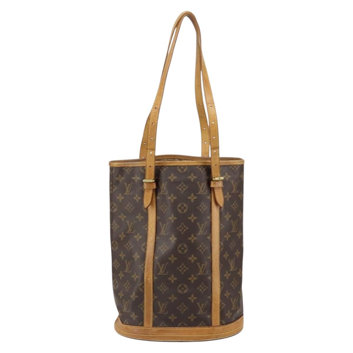 LOUIS VUITTON Monogram Bucket GM Shoulder Bag M42236 LV Auth 147839