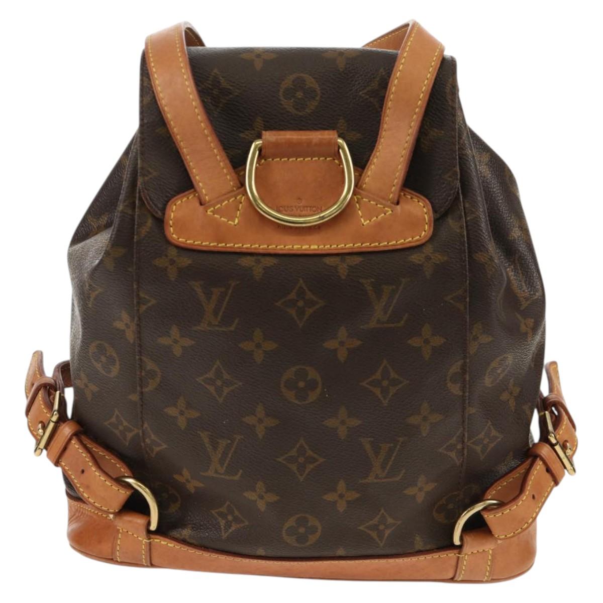 LOUIS VUITTON Monogram Montsouris MM Backpack M51136 LV Auth 147841