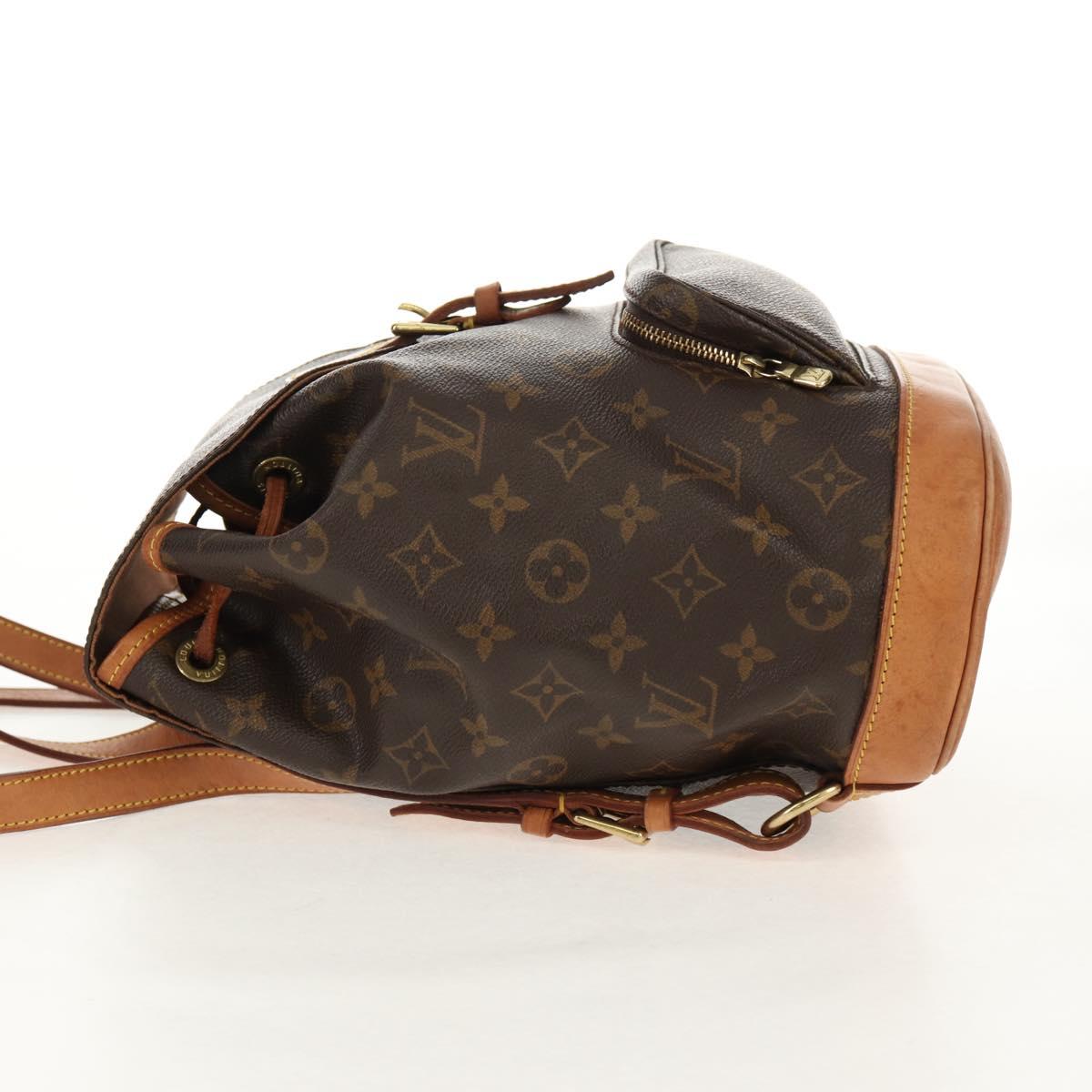 LOUIS VUITTON Monogram Montsouris MM Backpack M51136 LV Auth 147841