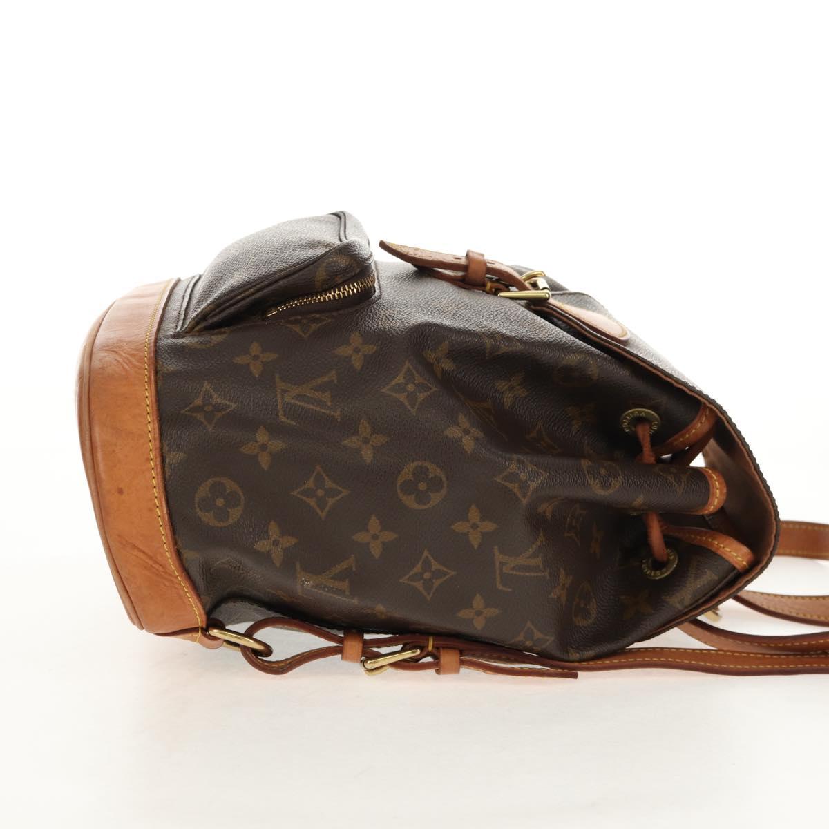 LOUIS VUITTON Monogram Montsouris MM Backpack M51136 LV Auth 147841