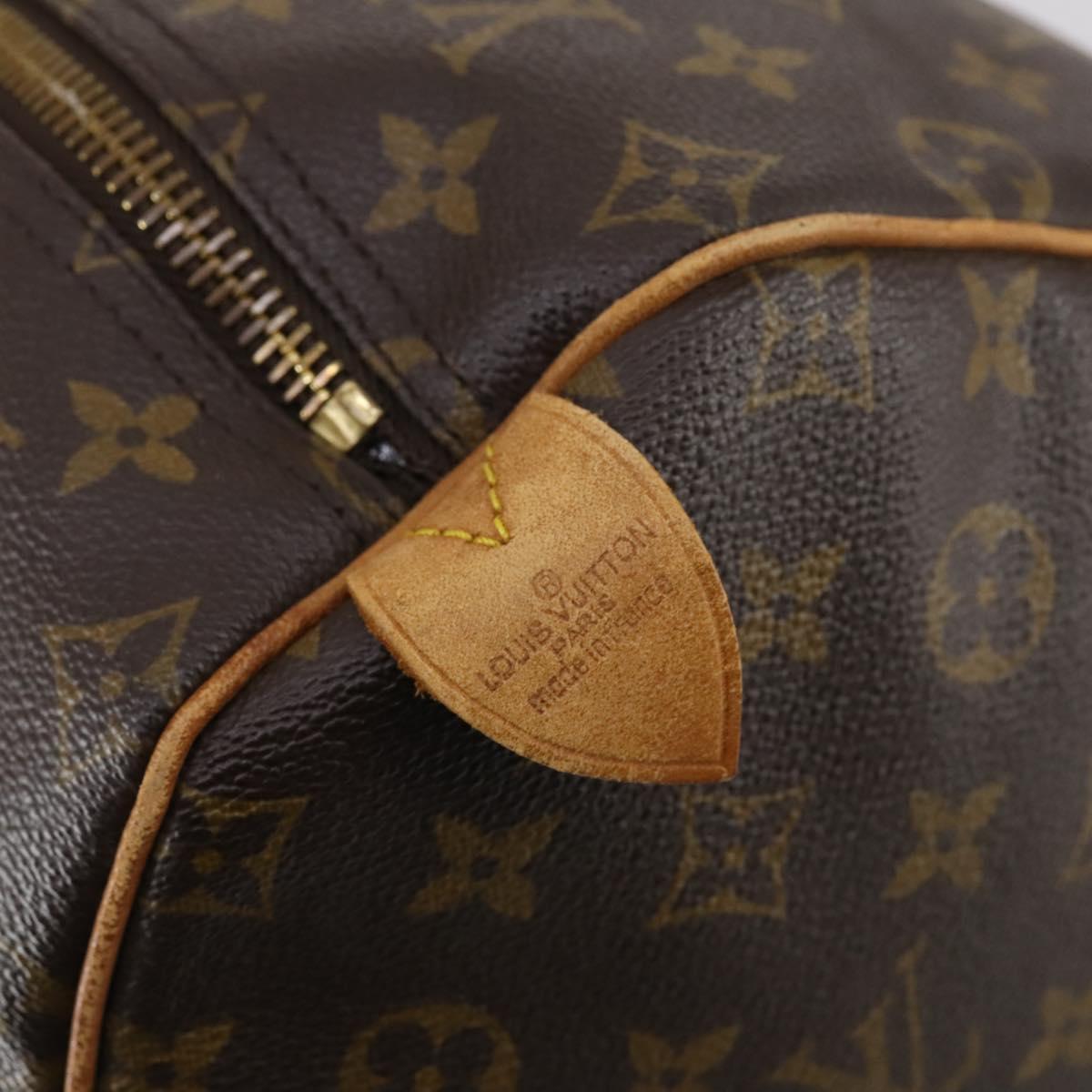 LOUIS VUITTON Monogram Keepall 55 Boston Bag M41424 LV Auth 147845
