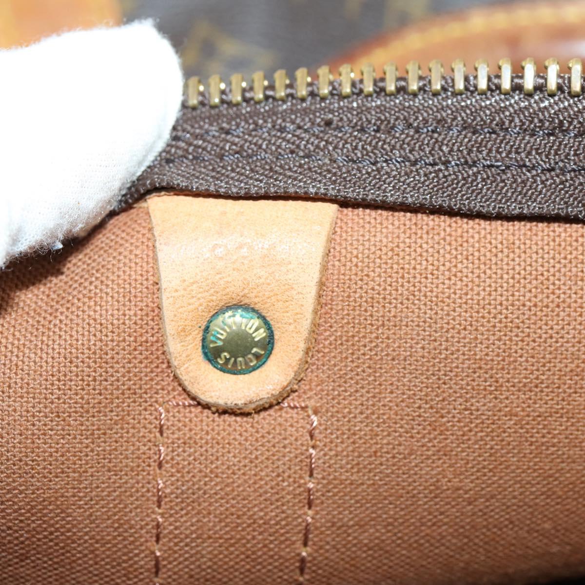 LOUIS VUITTON Monogram Keepall 55 Boston Bag M41424 LV Auth 147845