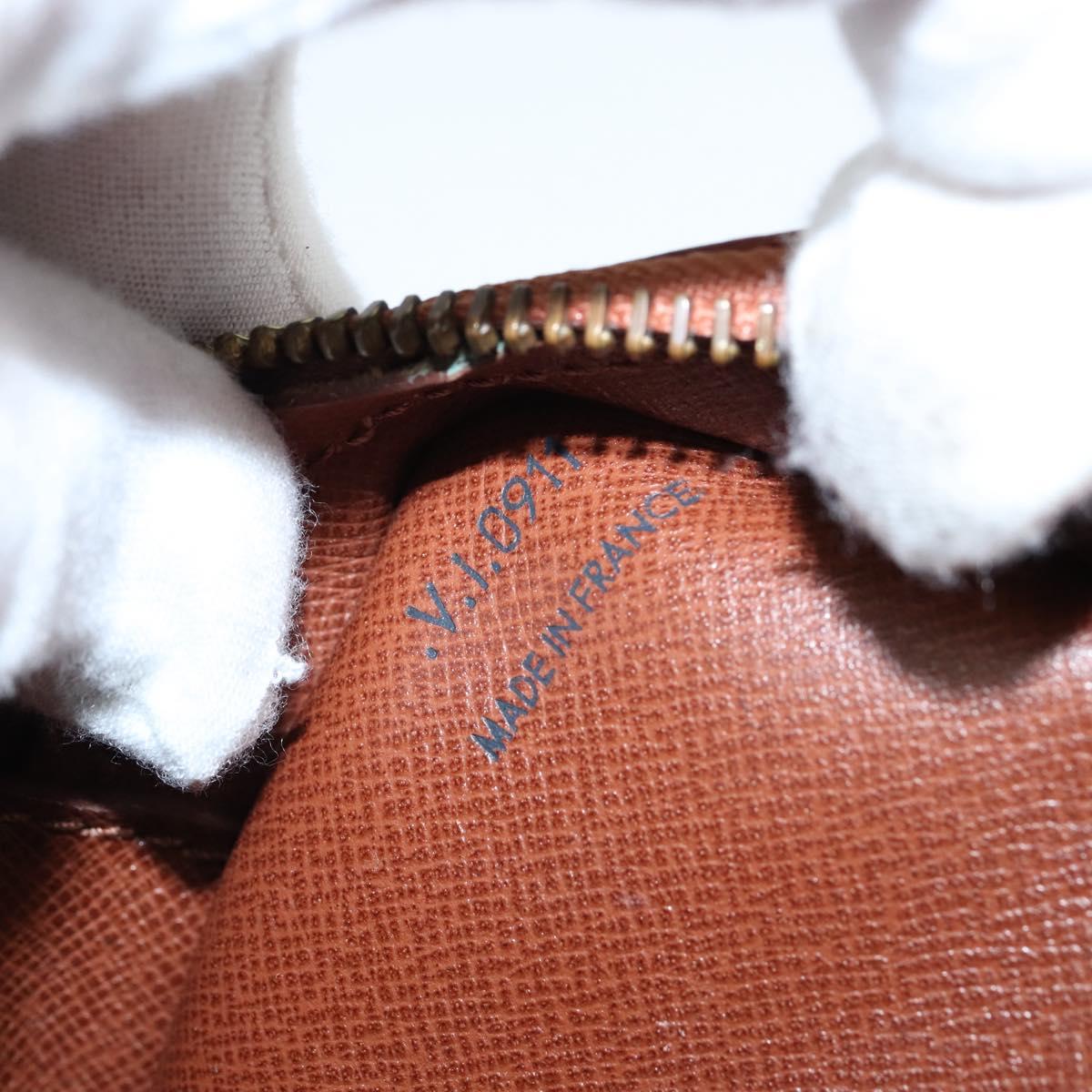 LOUIS VUITTON Epi Jeune Fille MM Shoulder Bag Brown M52153 LV Auth 147851