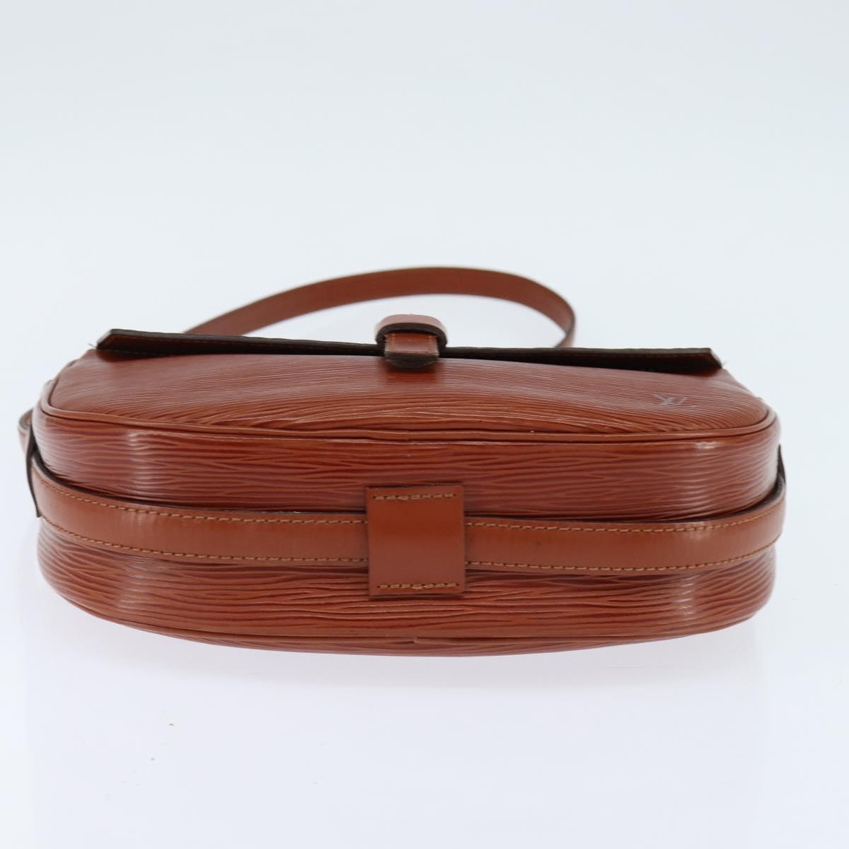 LOUIS VUITTON Epi Jeune Fille MM Shoulder Bag Brown M52153 LV Auth 147851