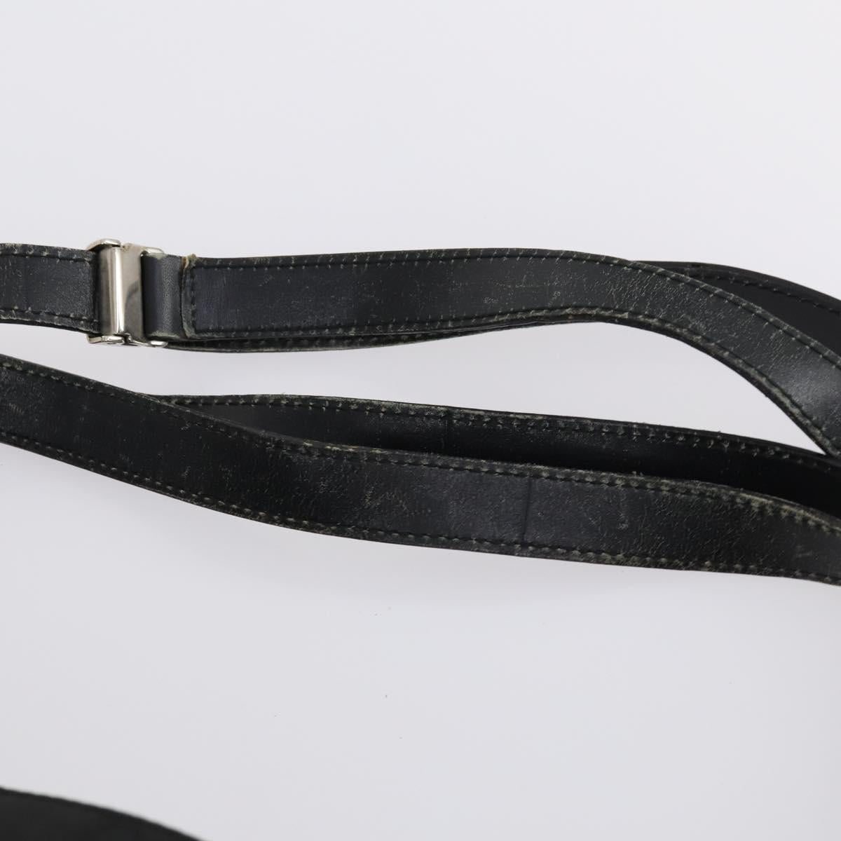 GUCCI GG Canvas Shoulder Bag Black Auth 147859