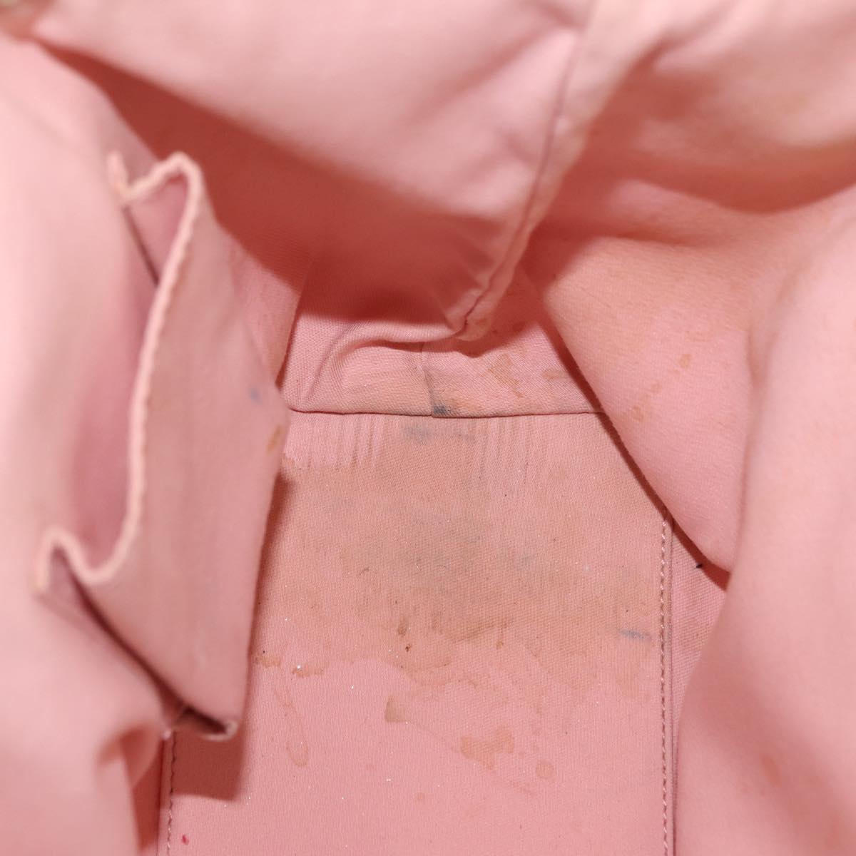 GUCCI GG Canvas Sherry Line Tote Bag Gold Pink khaki 137396 Auth 147863