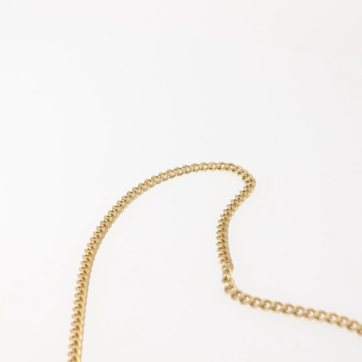 Christian Dior Trotter Canvas Chain Shoulder Bag Red Gold Auth 147884