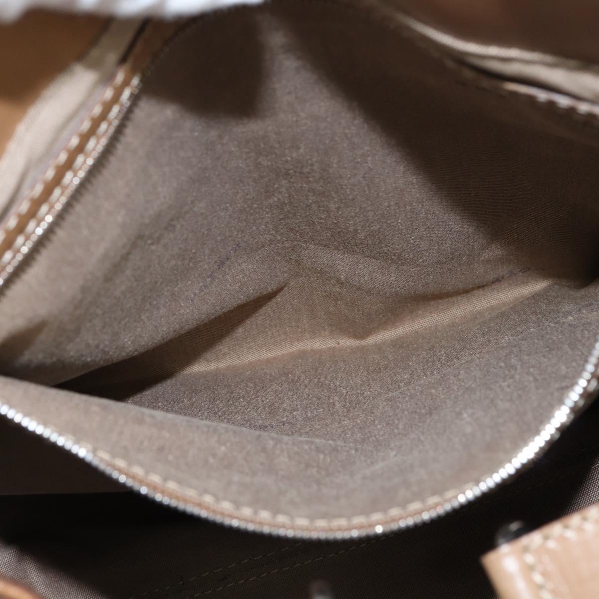 FENDI Etnico Hand Bag Leather Pink Auth 147903