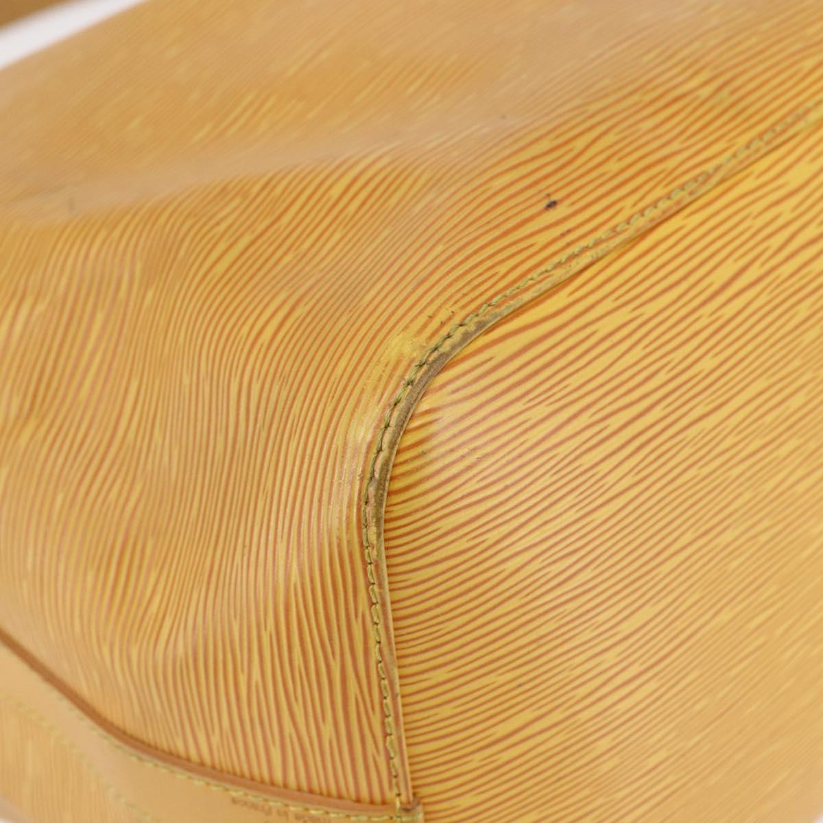 LOUIS VUITTON Epi Petit Noe Shoulder Bag Yellow M44109 LV Auth 147920