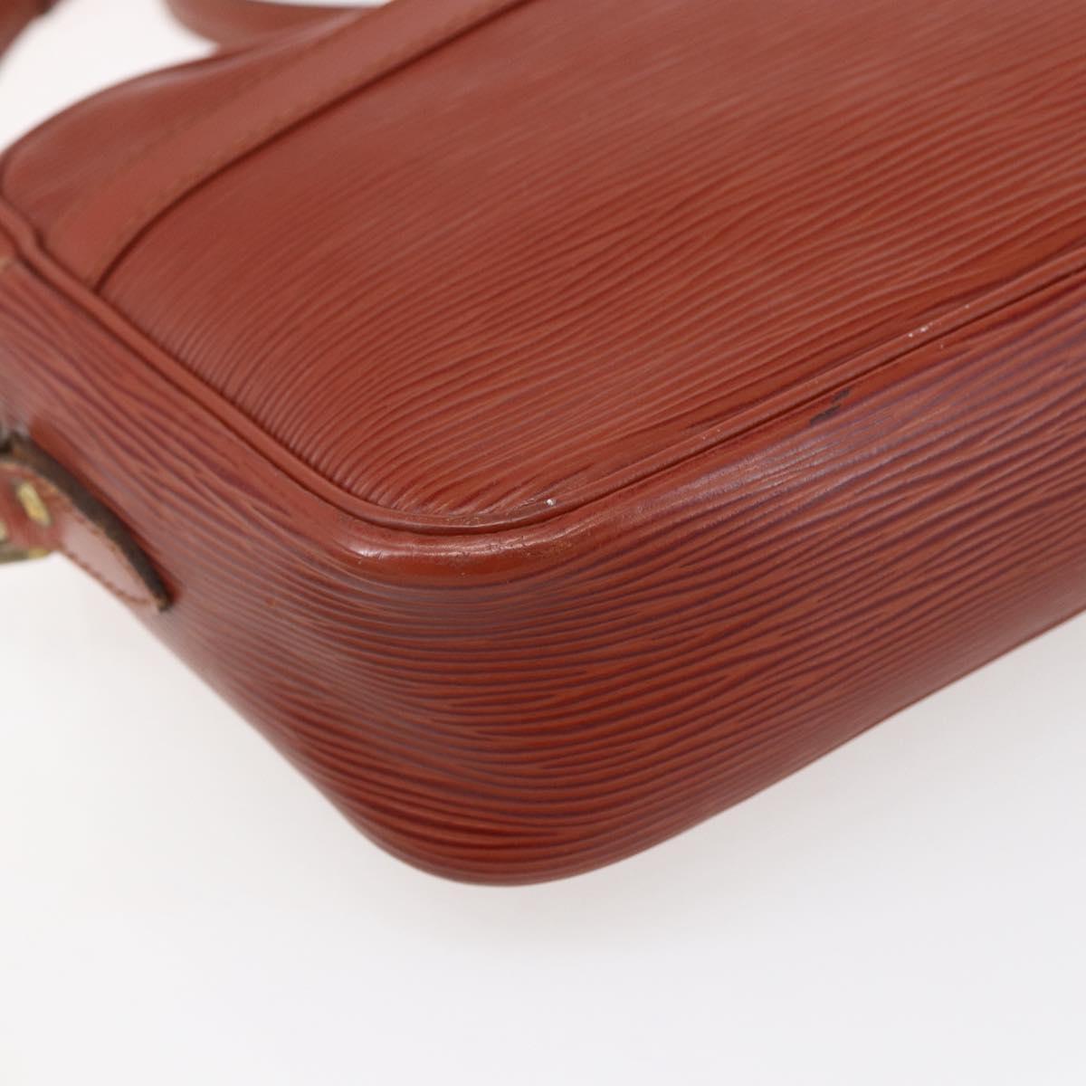 LOUIS VUITTON Epi Trocadero 24 Shoulder Bag Brown M52313 LV Auth 147923